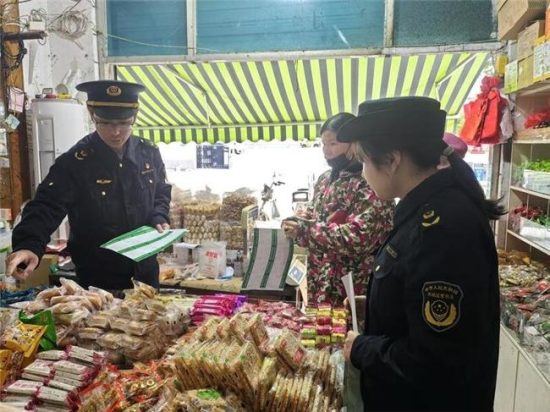 南京高淳市场监管局固城分局开展散装食品安全专项检查